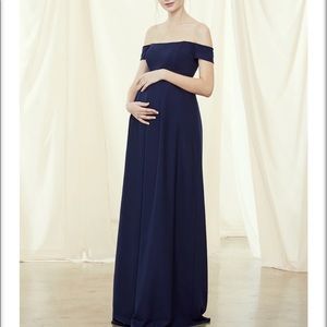 Amsale Autumn Maternity dress